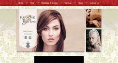 Desktop Screenshot of panachesalonspa.com